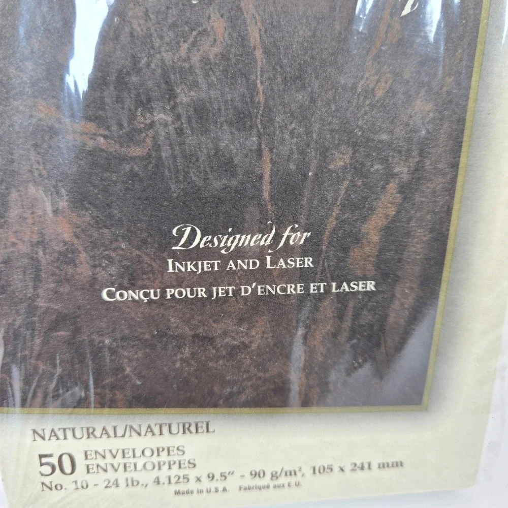 Wausau Astroparche Natural Antique Parchment No 10 Envelopes 24lb 100 Count